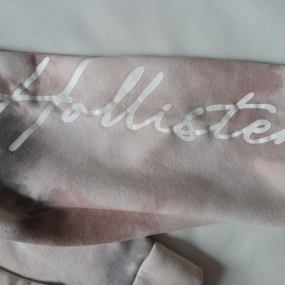 Hollister Multicolor Tie Dye Relaxed Fit Drawstring Pullover Hoodie Sweatshirt - Picture 7 of 12